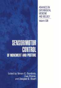 Sensorimotor Control of Movement and Posture (Advances in Experimental Medicine and Biology)