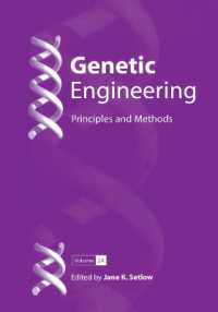 Genetic Engineering : Principles and Methods (Genetic Engineering: Principles and Methods)