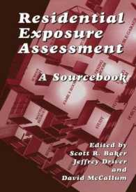 Residential Exposure Assessment : A Sourcebook