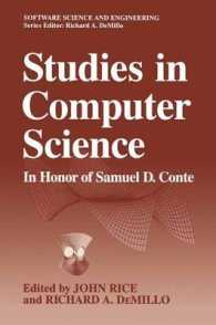 Studies in Computer Science : In Honor of Samuel D. Conte (Software Science and Engineering)