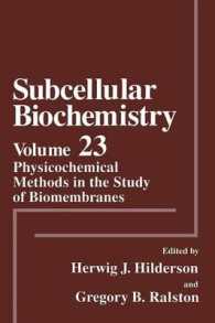 Physicochemical Methods in the Study of Biomembranes (Subcellular Biochemistry)
