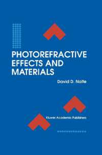 Photorefractive Effects and Materials (Electronic Materials: Science & Technology)