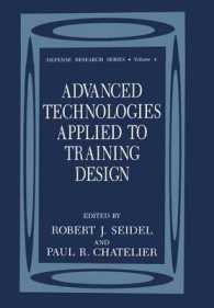 Advanced Technologies Applied to Training Design (Defense Research Series)