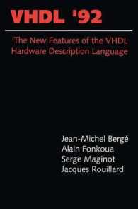 VHDL'92 : The New Features of the VHDL Hardware Description Language (The Springer International Series in Engineering and Computer Science)