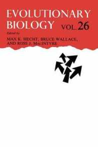 Evolutionary Biology : Volume 26 (Evolutionary Biology)