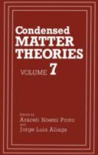 Condensed Matter Theories (Condensed Matter Theory)