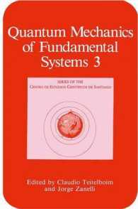 Quantum Mechanics of Fundamental Systems (Series of the Centro De Estudios Científicos)