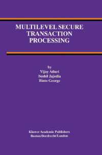 Multilevel Secure Transaction Processing (Advances in Database Systems)