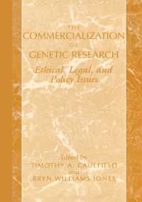 The Commercialization of Genetic Research : Ethical, Legal, and Policy Issues