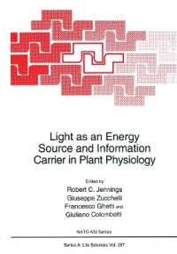 Light as an Energy Source and Information Carrier in Plant Physiology (NATO Science Series A:)