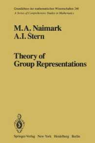 Theory of Group Representations (Grundlehren der mathematischen Wissenschaften) （1982）