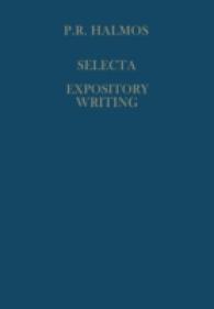 Selecta Expository Writing : Expository Writings