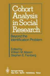 Cohort Analysis in Social Research : Beyond the Identification Problem （Reprint）