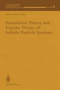 Percolation Theory and Ergodic Theory of Infinite Particle Systems (The Ima Volumes in Mathematics and its Applications)