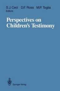 Perspectives on Children's Testimony （Reprint）