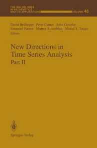 New Directions in Time Series Analysis : Part II (The Ima Volumes in Mathematics and its Applications)