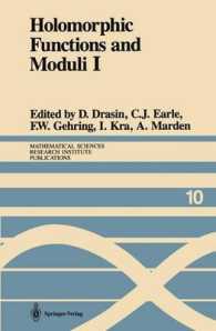 Holomorphic Functions and Moduli I : Proceedings of a Workshop held March 13-19, 1986 (Mathematical Sciences Research Institute Publications)
