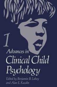 Advances in Clinical Child Psychology : Volume 1 (Advances in Clinical Child Psychology)