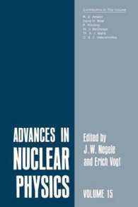 Advances in Nuclear Physics : Volume 15 (Advances in Nuclear Physics)