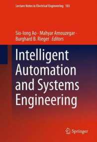 Intelligent Automation and Systems Engineering (Lecture Notes in Electrical Engineering) 〈Vol. 103〉