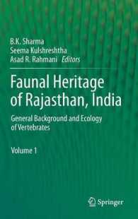 Faunal Heritage of Rajasthan, India : Ecology and Conservation of Vertebrates