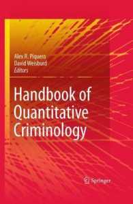 Handbook of Quantitative Criminology / Piquero, A. R. (EDT