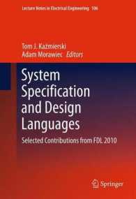 System Specification and Design Languages : Selected Contributions from FDL 2010 (Lecture Notes in Electrical Engineering)