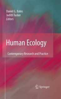 Human Ecology : Contemporary Research and Practice
