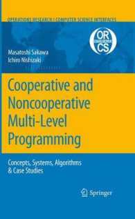Cooperative and Noncooperative Multi-Level Programming (Operations Research / Computer Science Interfaces)