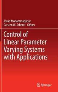 Control of Linear Parameter Varying Systems with Applications