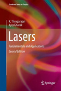 Lasers : Fundamentals and Applications (Graduate Texts in Physics) （2ND）