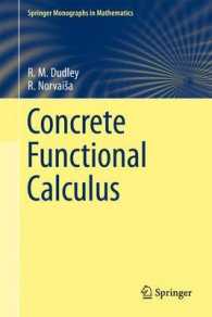 Concrete Functional Calculus (Springer Monographs in Mathematics) （2011）