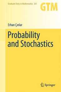 Probability and Stochastics (Graduate Texts in Mathematics) （2011）