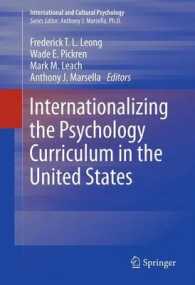 Internationalizing the Psychology Curriculum in the United States (International and Cultural Psychology) （2012）