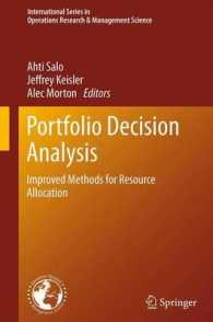 Portfolio Decision Analysis : Improved Methods for Resource Allocation (International Series in Operations Research & Management Science) （2011）