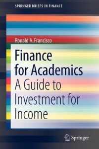 Finance for Academics : A Guide to Investment for Income (Springerbriefs in Finance)