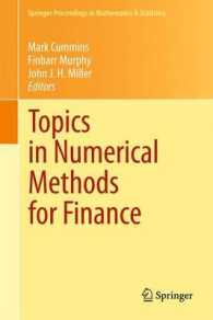 Topics in Numerical Methods for Finance (Springer Proceedings in Mathematics & Statistics)
