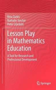 Lesson Play in Mathematics Education : A Tool for Research and Professional Development