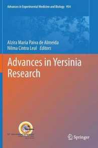 Advances in Yersinia Research (Advances in Experimental Medicine and Biology)