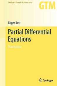 偏微分方程式（第３版）<br>Partial Differential Equations (Graduate Texts in Mathematics) 〈Vol. 214〉 （3RD）