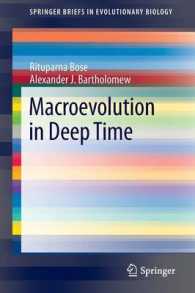Macroevolution in Deep Time (Springerbriefs in Evolutionary Biology) （2013）