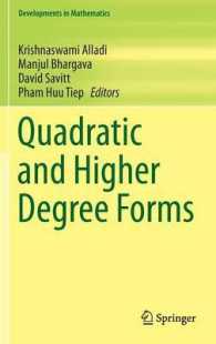 Quadratic and Higher Degree Forms (Developments in Mathematics) （2013）