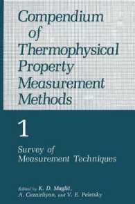 Compendium of Thermophysical Property Measurement Methods : Volume 1 Survey of Measurement Techniques