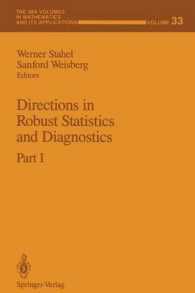 Directions in Robust Statistics and Diagnostics : Part I (The Ima Volumes in Mathematics and its Applications)
