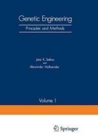 Genetic Engineering : Principles and Methods Volume 1 (Genetic Engineering: Principles and Methods)