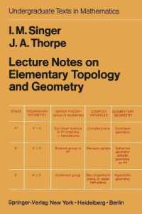 Lecture Notes on Elementary Topology and Geometry (Undergraduate Texts in Mathematics) （Softcover Reprint of the Original 1st 1967）