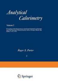 Analytical Calorimetry : Proceedings of the Symposium on Analytical Calorimetry at the meeting of the American Chemical Society, held in Chicago, Illinois, September 13-18, 1970