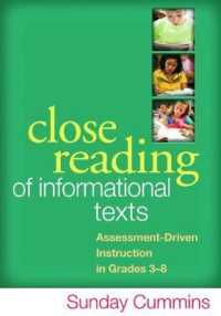 Close Reading of Informational Texts : Assessment-Driven Instruction in Grades 3-8