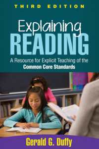 Explaining Reading, Third Edition : A Resource for Explicit Teaching of the Common Core Standards （3RD）