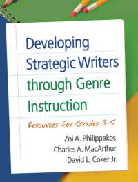 Developing Strategic Writers through Genre Instruction : Resources for Grades 3-5